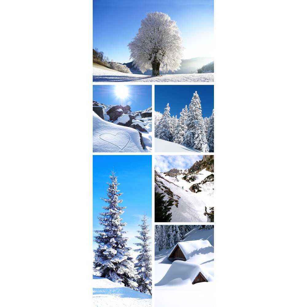 Banner Winter-Motive, 75 x 180 cm