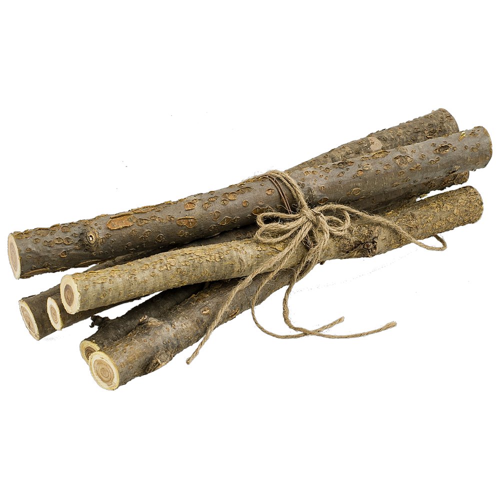 Holz-/Baumstückchen im Bund, 30 cm