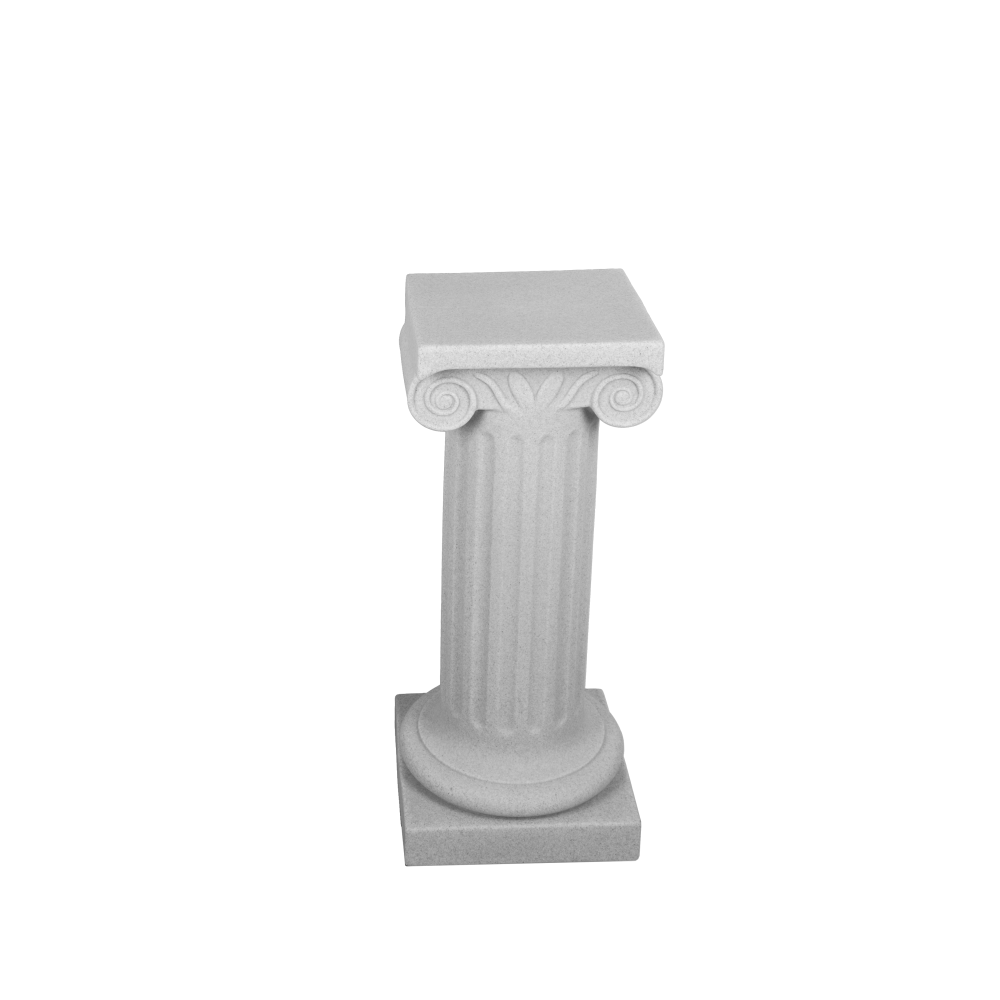 Säule Kunststoff grau Höhe 70 cm