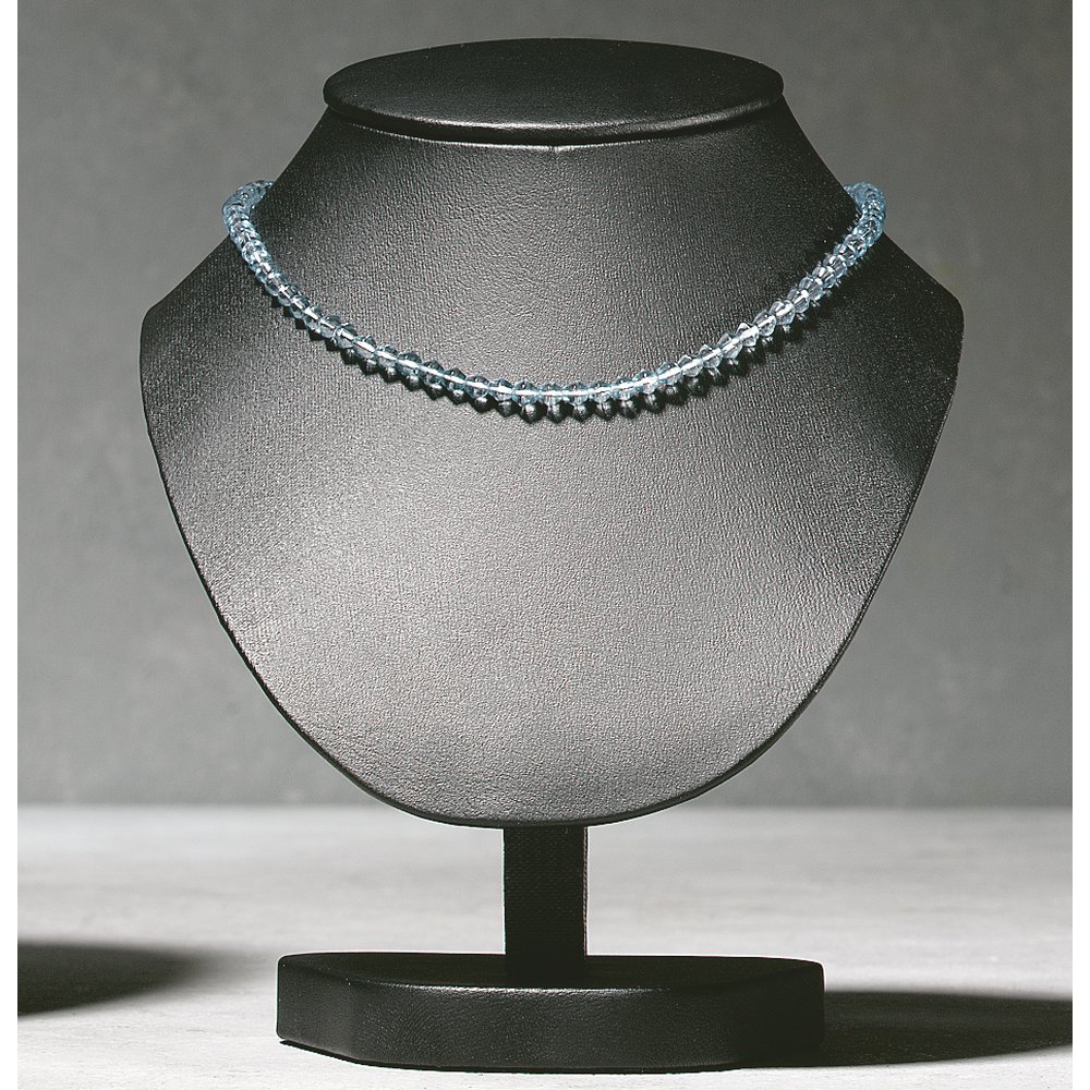 Collierbüste Schmuckpräsenter für Ketten schwarz, 17,5 cm