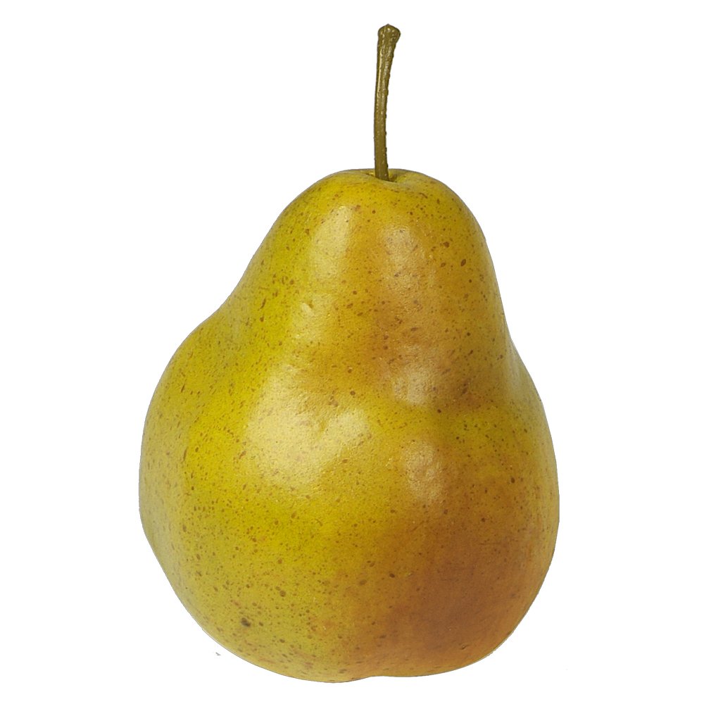 Birne natural grün-gelb, Ø 8,5 cm