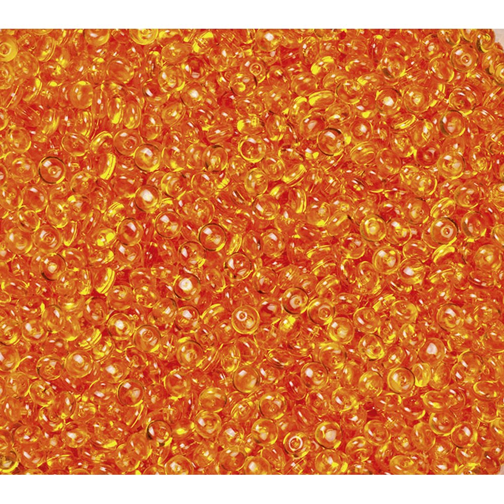 Crystalpearls in 200 ml Dose orange, Ø 4-6 mm