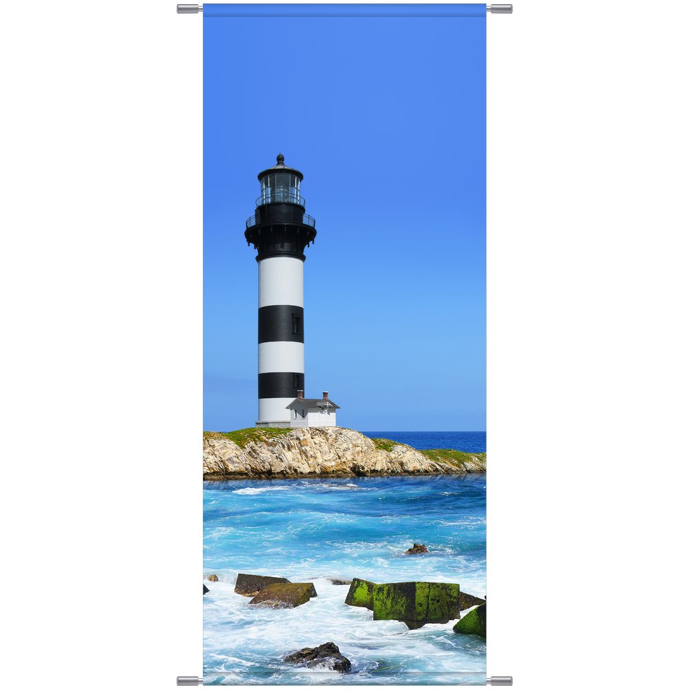 Banner Leuchtturm, 75 x 180 cm
