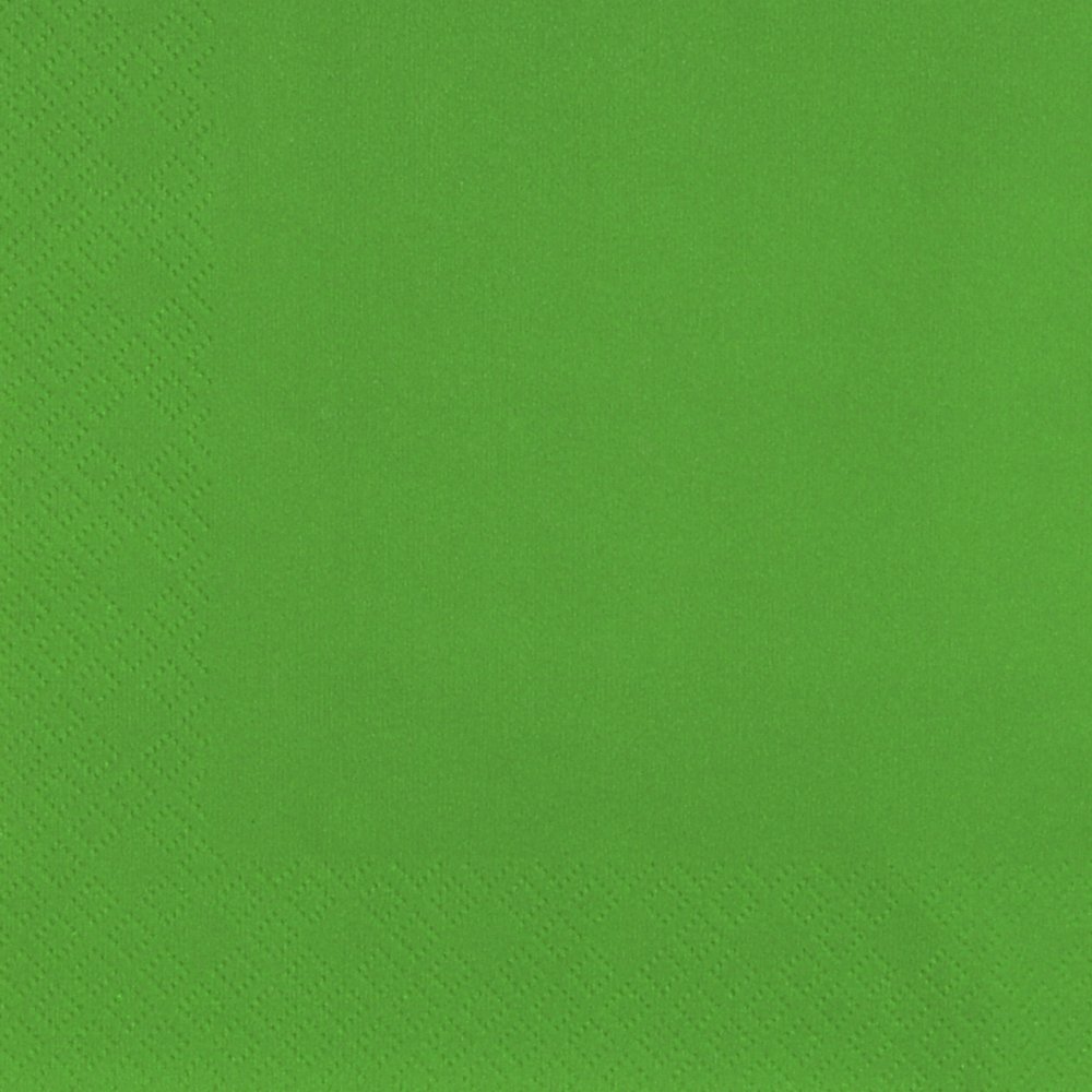 Servietten Deluxe Deco mittelgrün, 20 Stück 33 cm