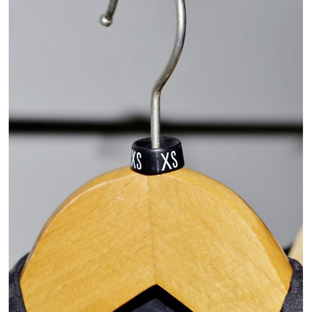 Größenreiter 25 Stück schwarz XS