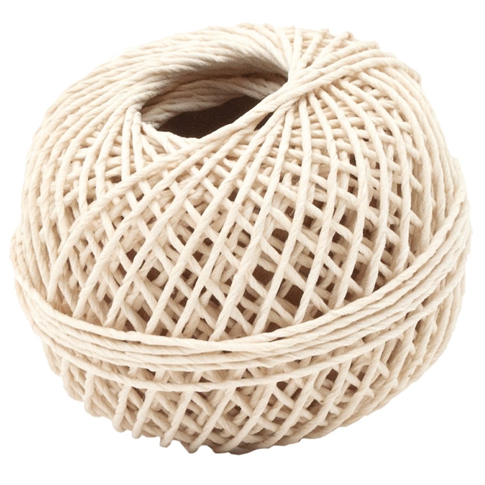 Kordel gedreht 100% Nature, 1 mm x 20 m