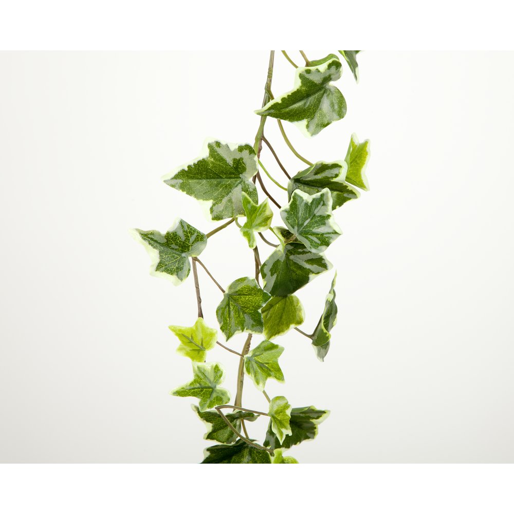 Efeugirlande Waterproof grün/weiß, 180 cm