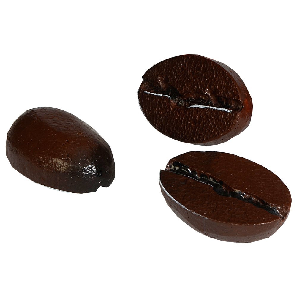 Kaffeebohnen Attrappe 12 Stück 7,5 x 5 x 3 cm