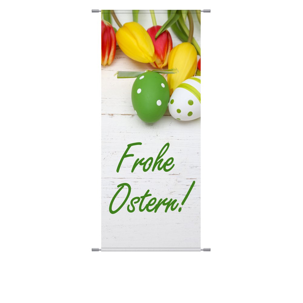 Banner Frohe Ostern, 75 x 180 cm