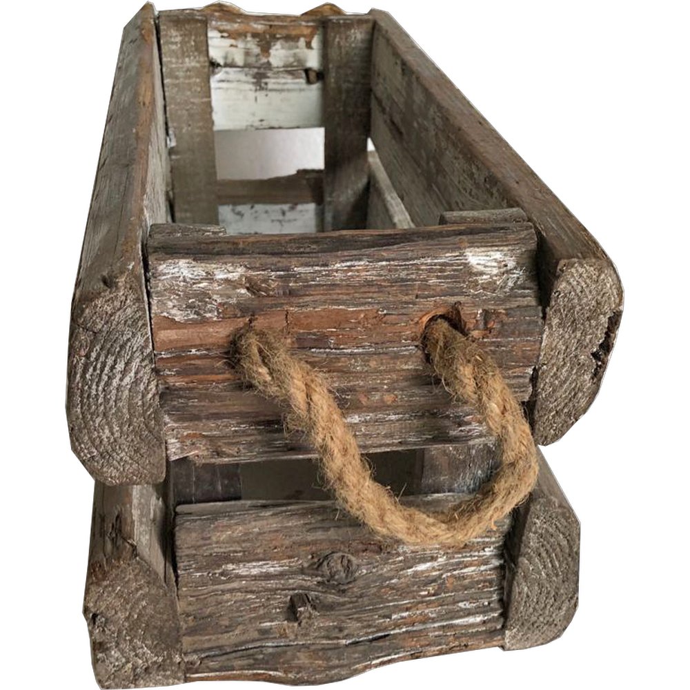 Holzkiste Antik-Art/Vintage, 36 x 17 x 17 cm