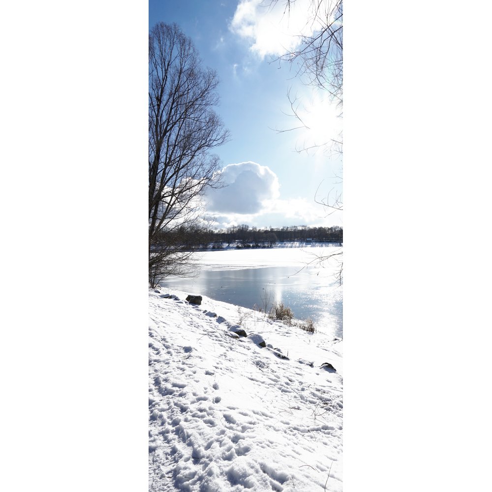 Banner Winter-See, 75 x 180 cm