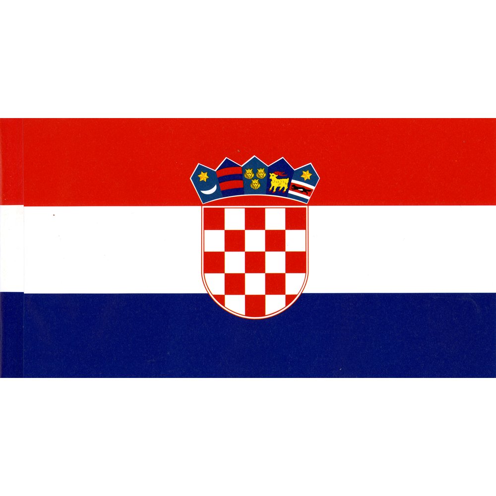 Flaggenkette Euro 24-Nationen  bunt, L 7,50 m