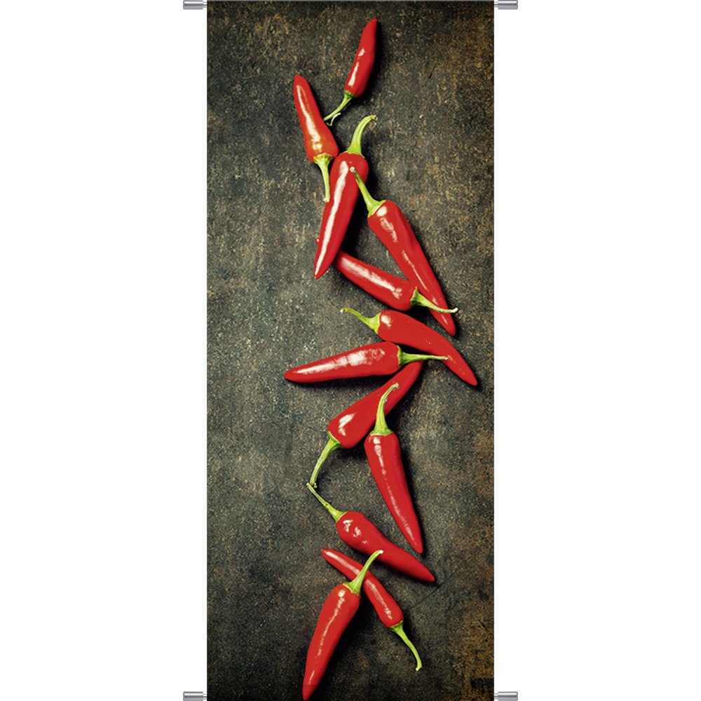 Banner Chili scharf, 75 x 180 cm