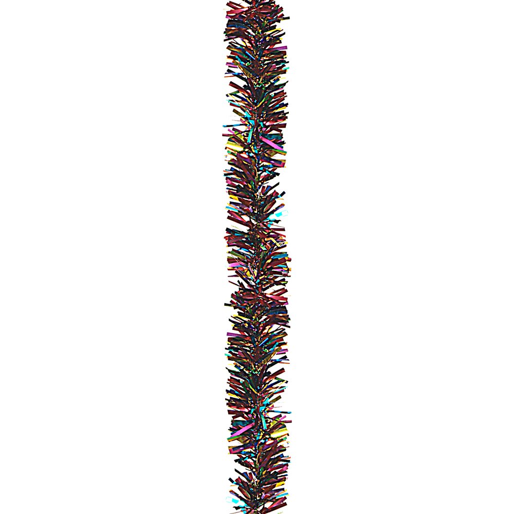 Tinselgirlande Folie bunt,10cm x 4m
