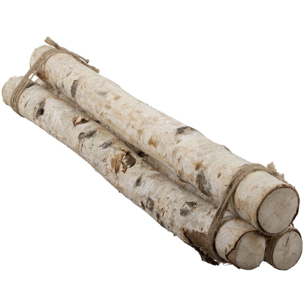 Birkenstämme gebündelt dick, 66 cm