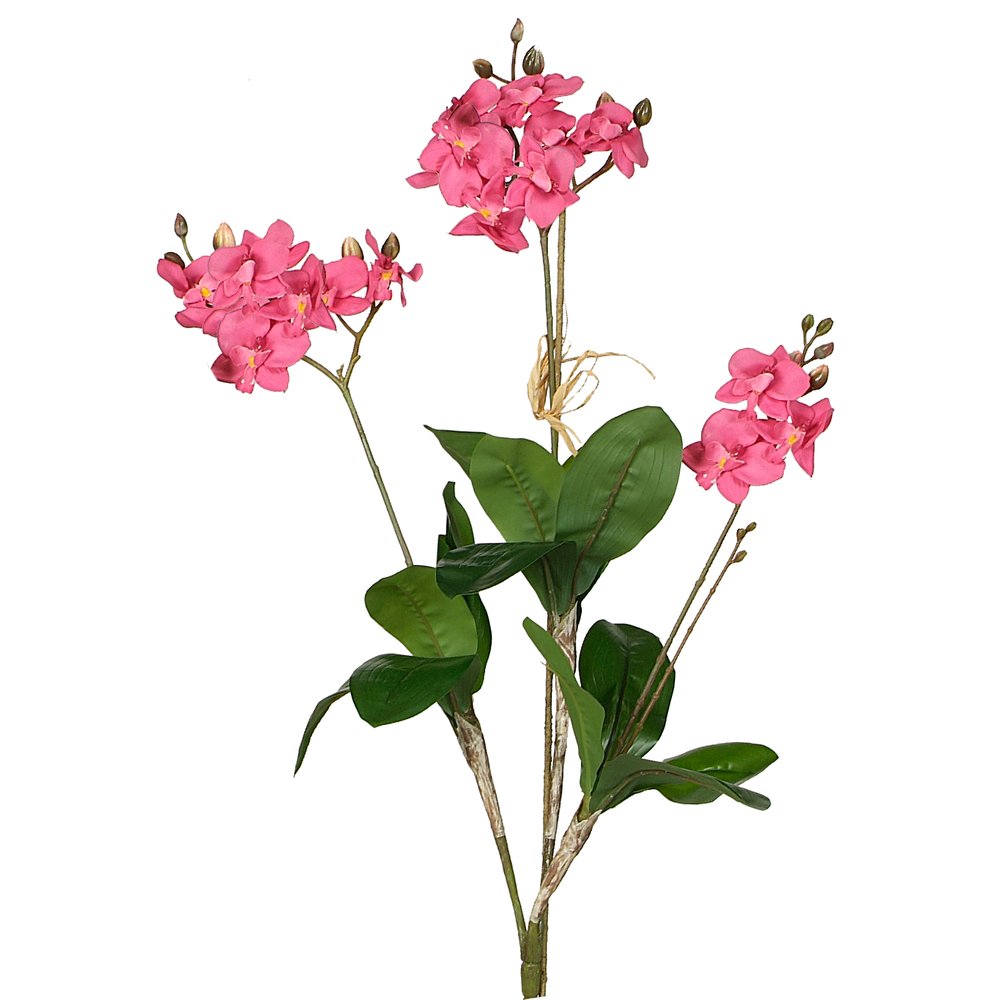 Orchidee x3 (3 Blütenzweige) pink, 70 cm