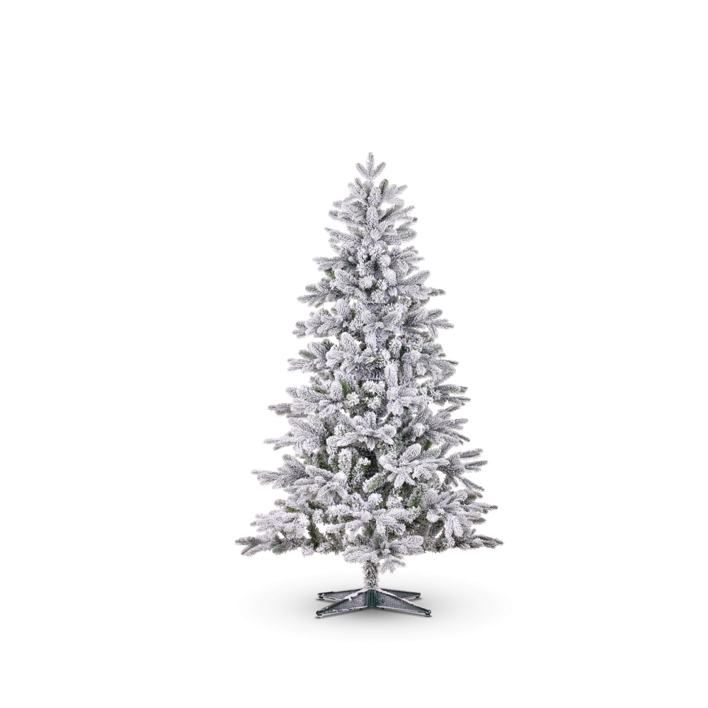 Tanne Snowy Kanada PE-Mix grün/weiß, Höhe 180 cm, Ø110cm,