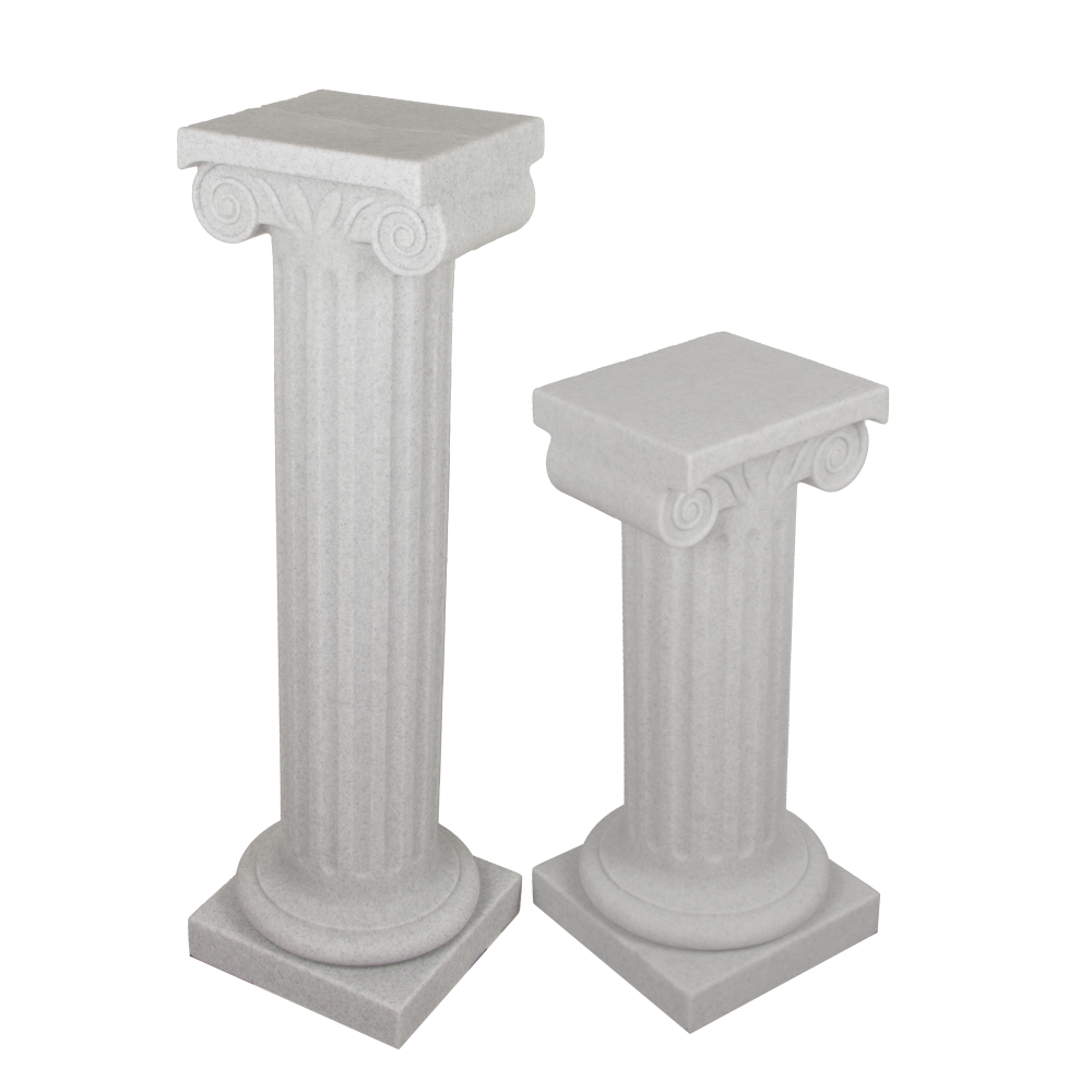 Säule Kunststoff grau Höhe 70 cm