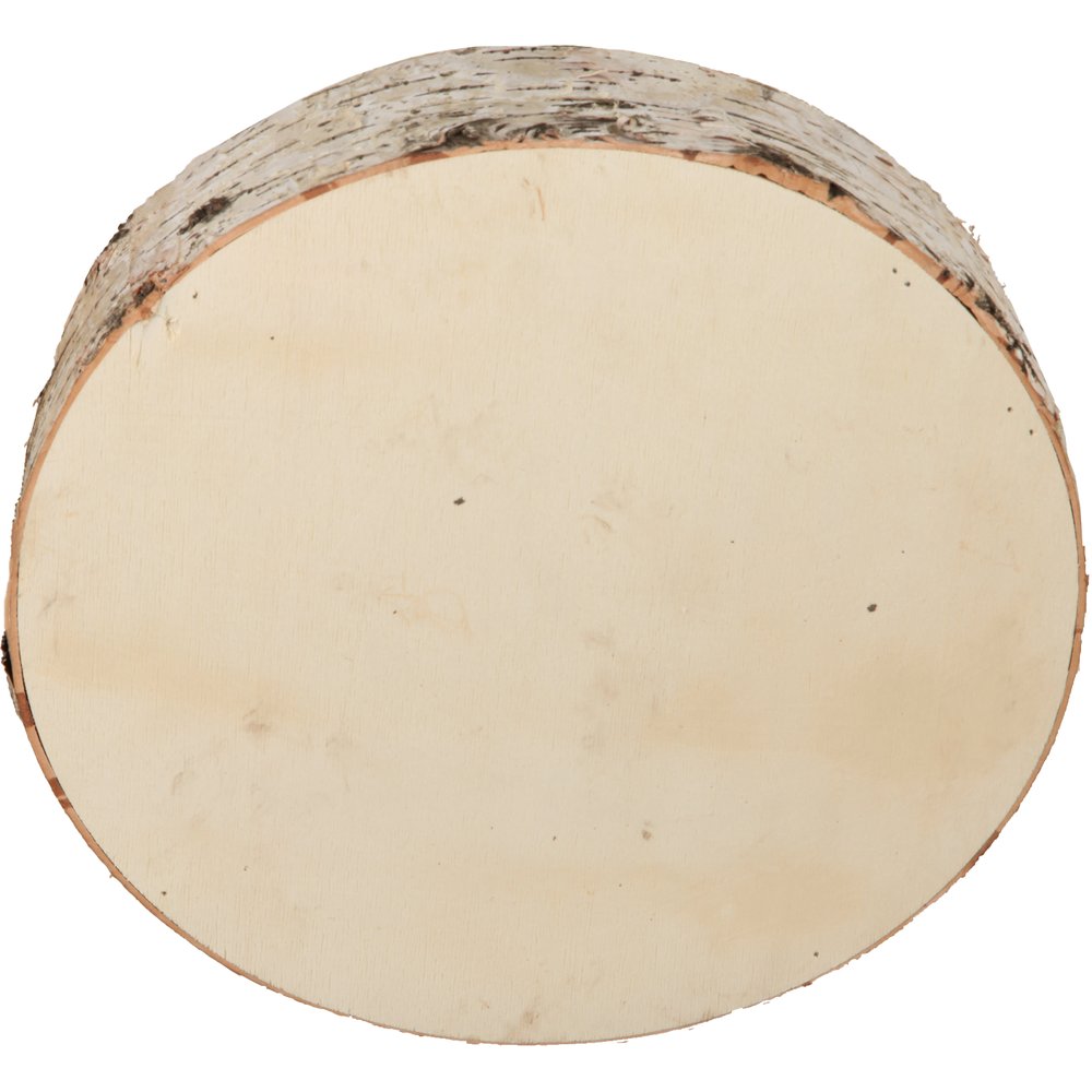 Holz-Baumscheibe dick natur,Ø 30 cm, 6 cm dick