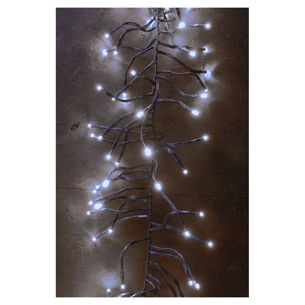 LED LV Girland Light 300 LEDs kalt-weiß - 3 Meter 24V