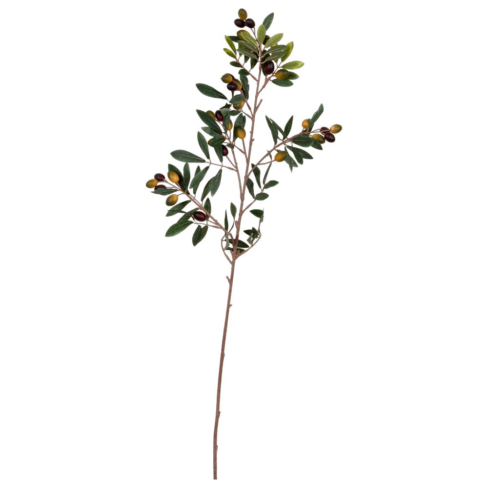 Olivenzweig natural Deluxe braun-grün, 90 cm