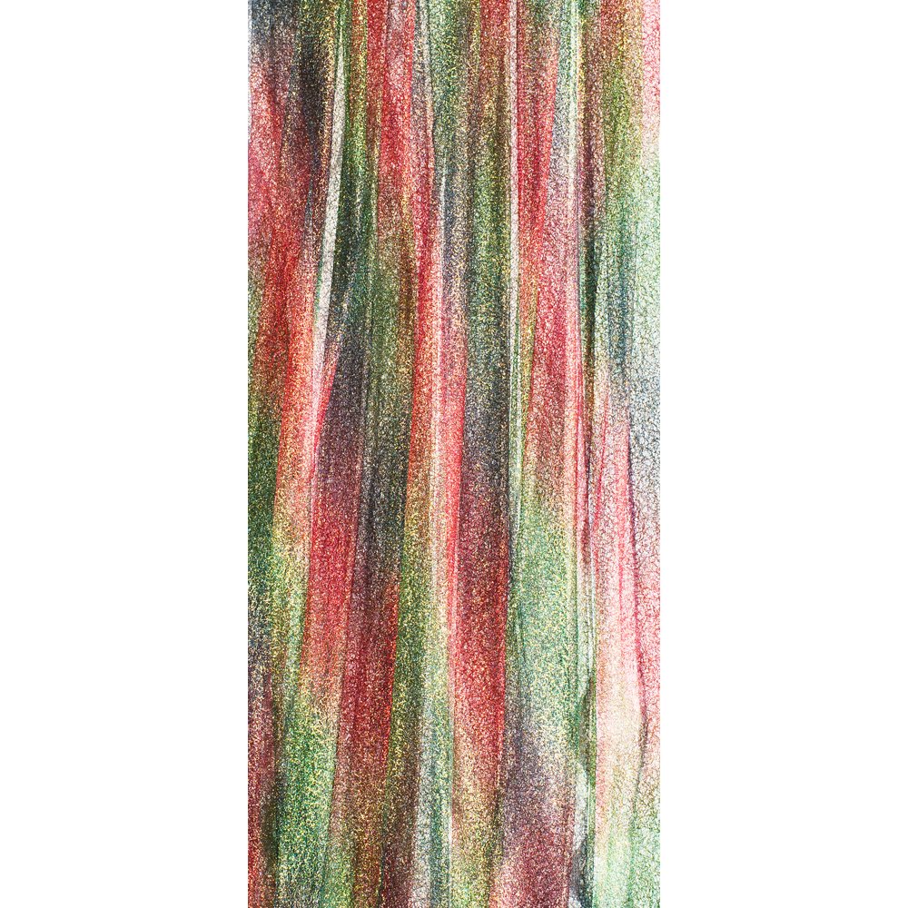 Stoff Regenbogen kupfer-grün-gold, 150 cm breit