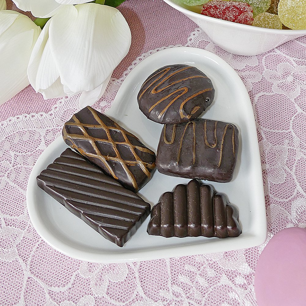 Gebäck Schokolade 5 Stück, 5-6 cm