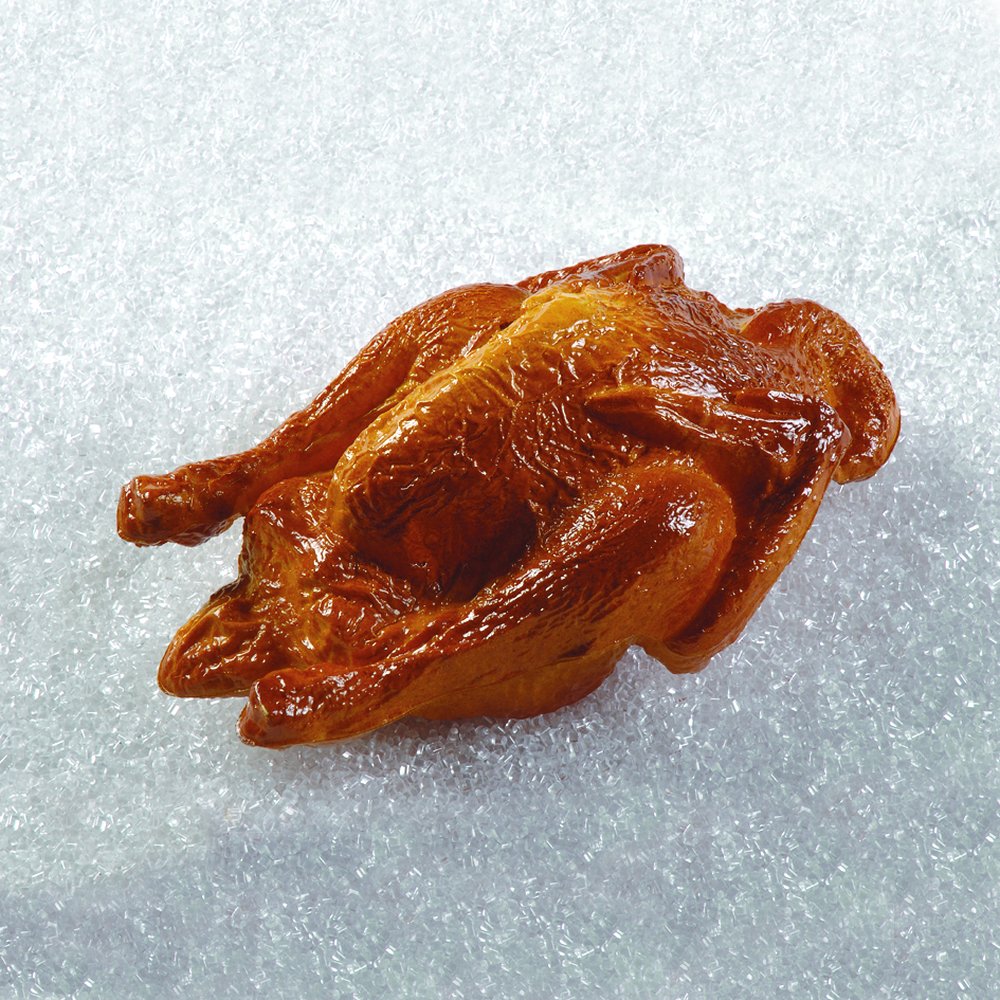 Hähnchen Kunststoff gegrillt, 23 x 14 cm