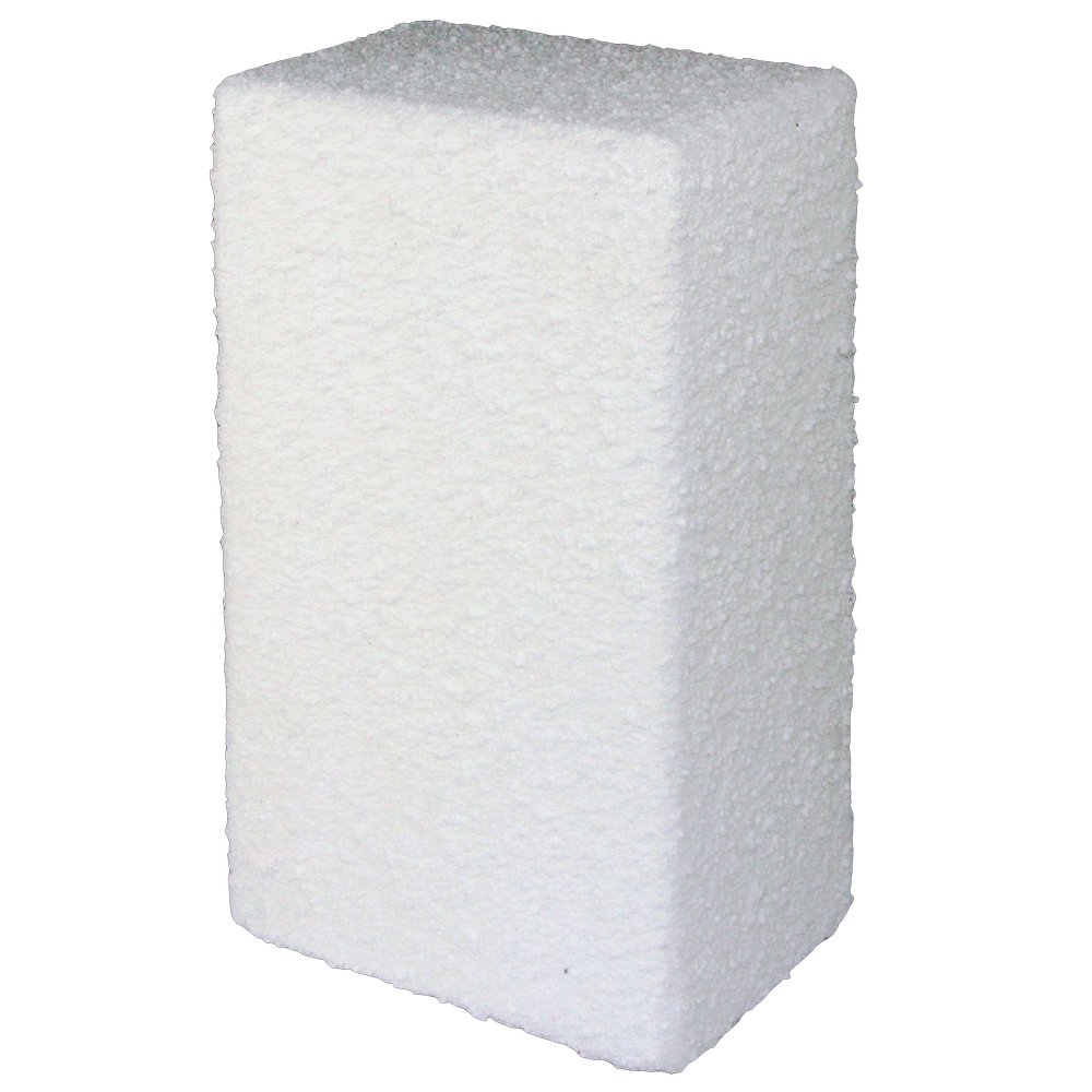 Schneeblock Styro beflockt, 30 x 17 x 12 cm