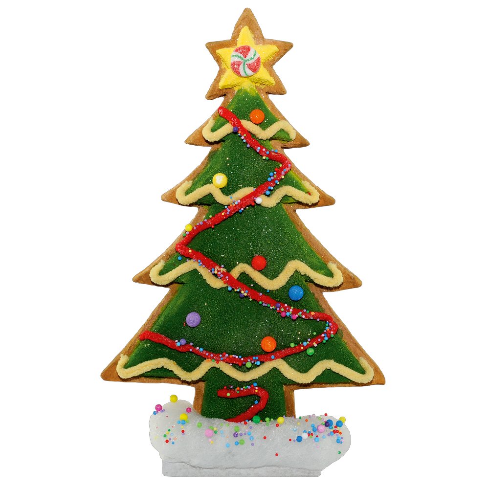 Candy Tanne Schaumstoff mit Stern, 45 cm