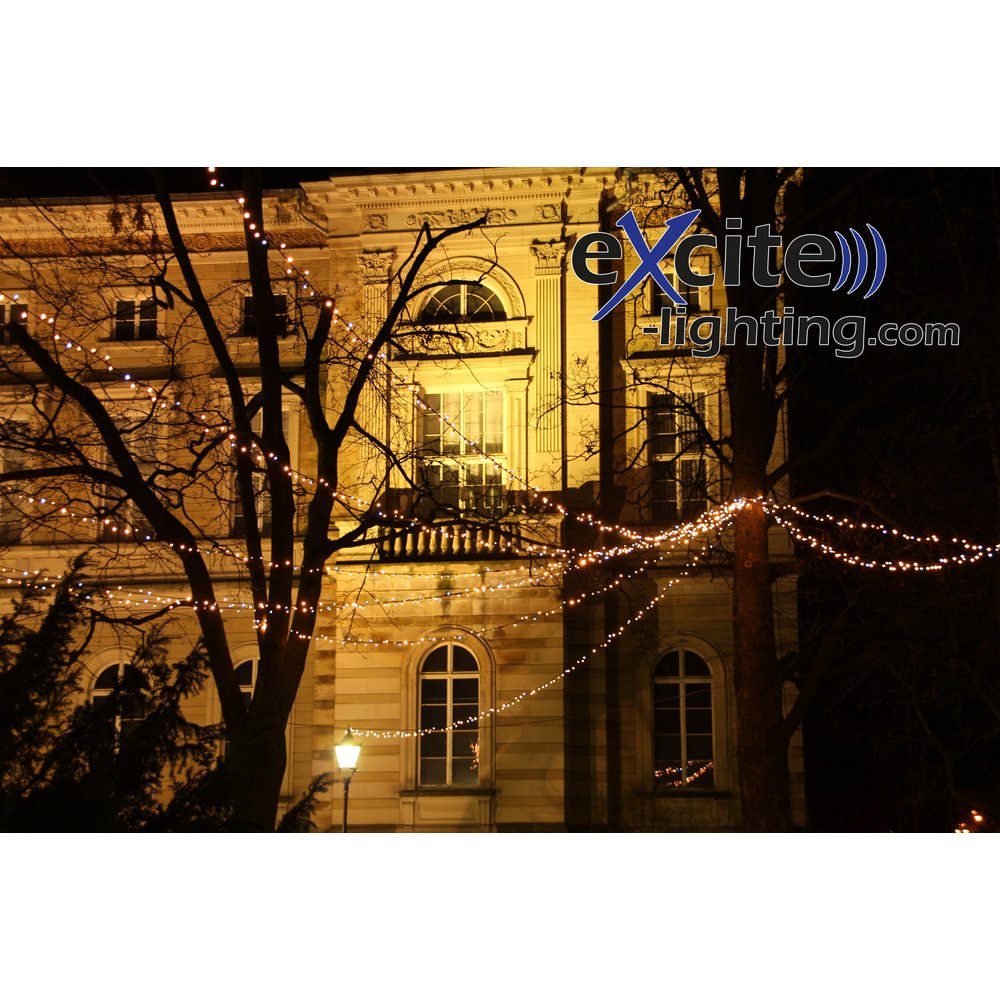 LED-ExString Twinkle Light 40 schwarz, 40 LED ww-ww,L 4m