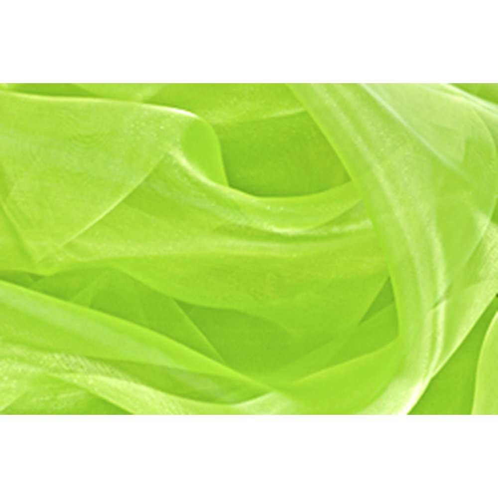 Chiffon Souplesse Stoff hellgrün, 150 cm breit