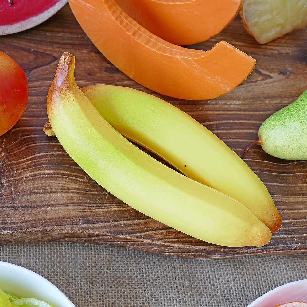 Banane Kunststoff gelb, 15 x 3,5 cm