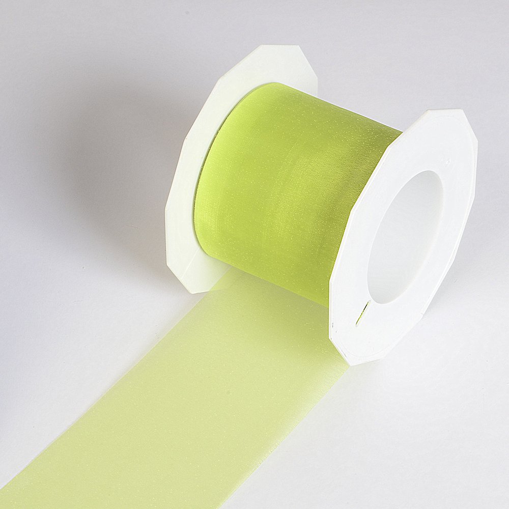 Chiffonband deluxe hellgrün, 72 mm x 25 m