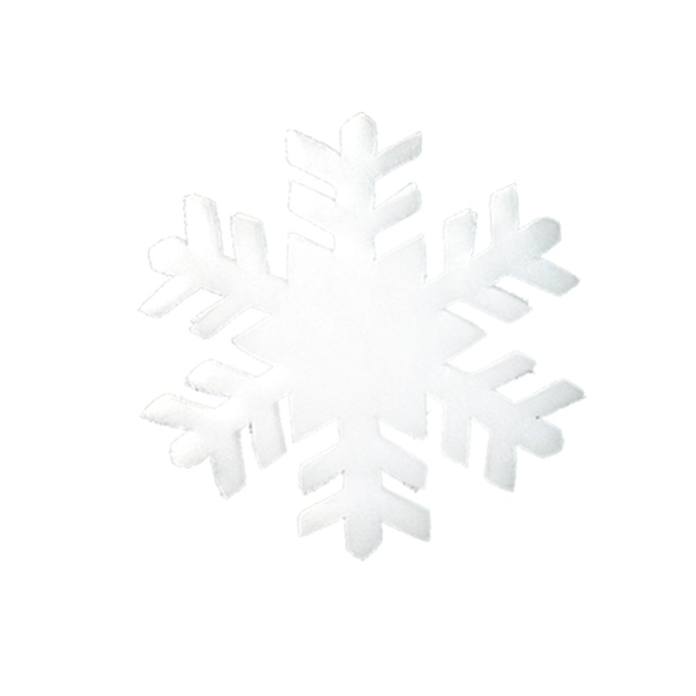 Schneekristall Watte weiß, Ø 17 cm