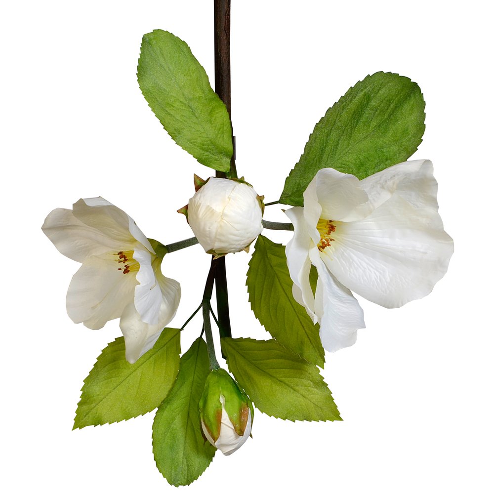 Blütenzweig XXL weiß, 120 cm