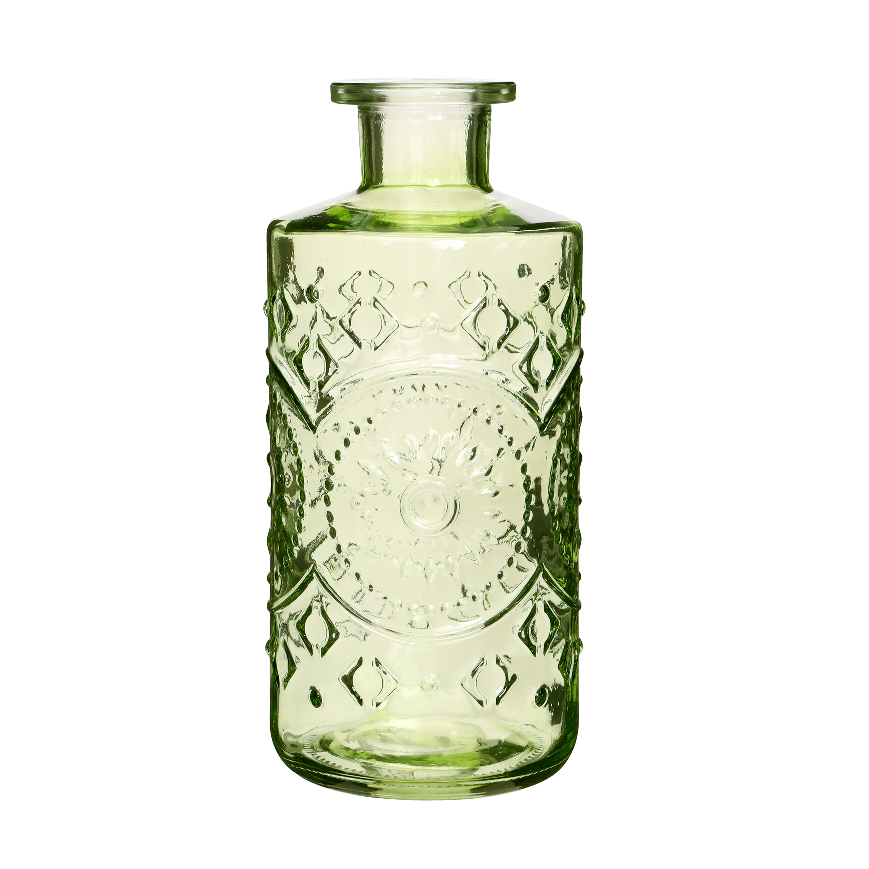 Glasflasche Trend grün,Ø9 x H21 cm