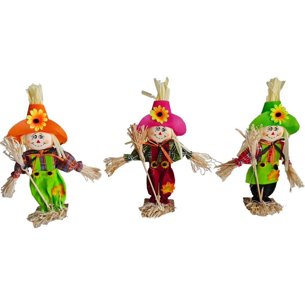 Vogelscheuchen Funny 3er Set bunt sortiert,H 25 cm