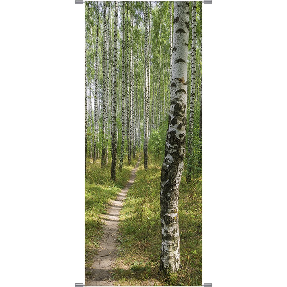 Banner Birkenwald, 75 x 180 cm