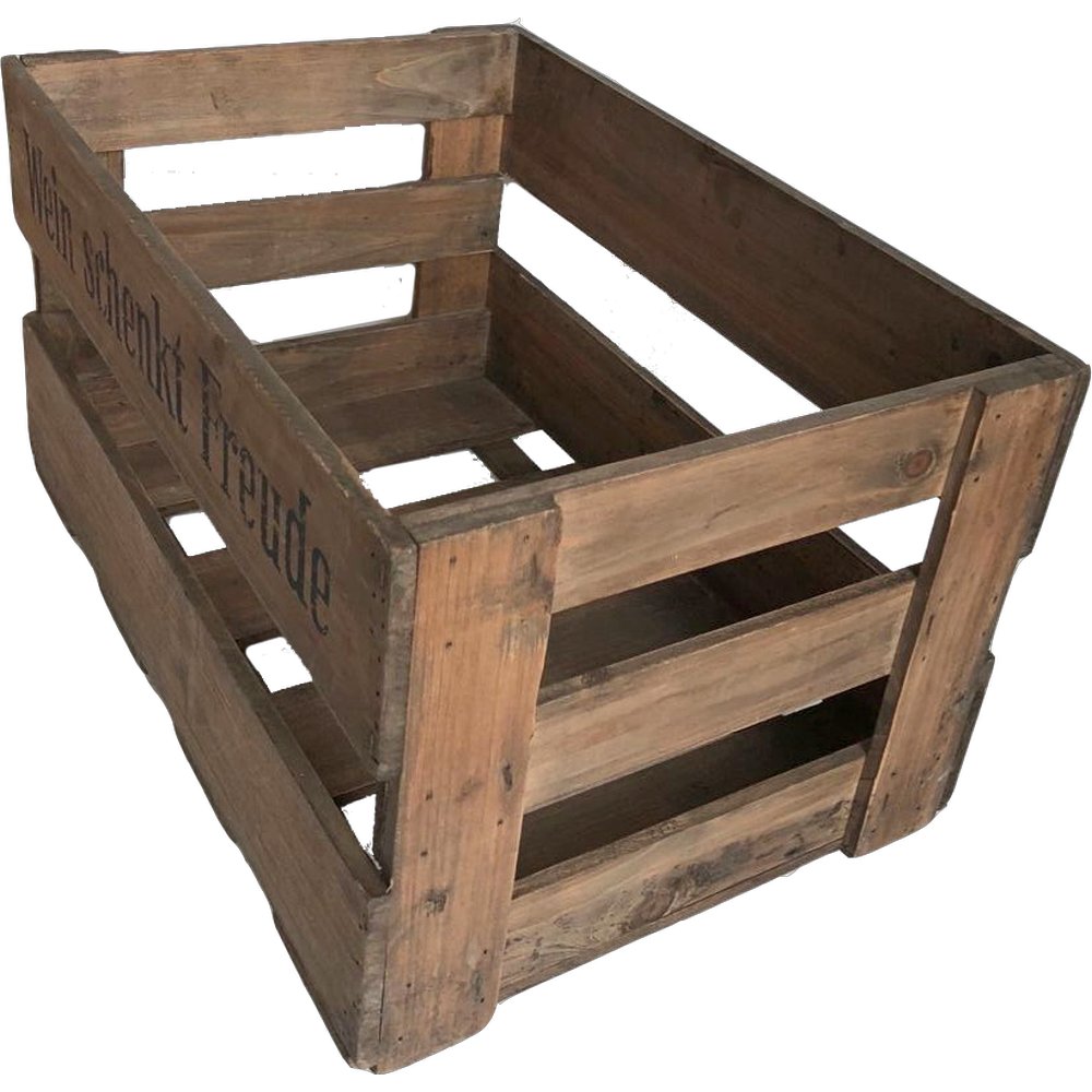 Holzkiste/Weinkiste Antik-Art, 45 x 30 x 25 cm