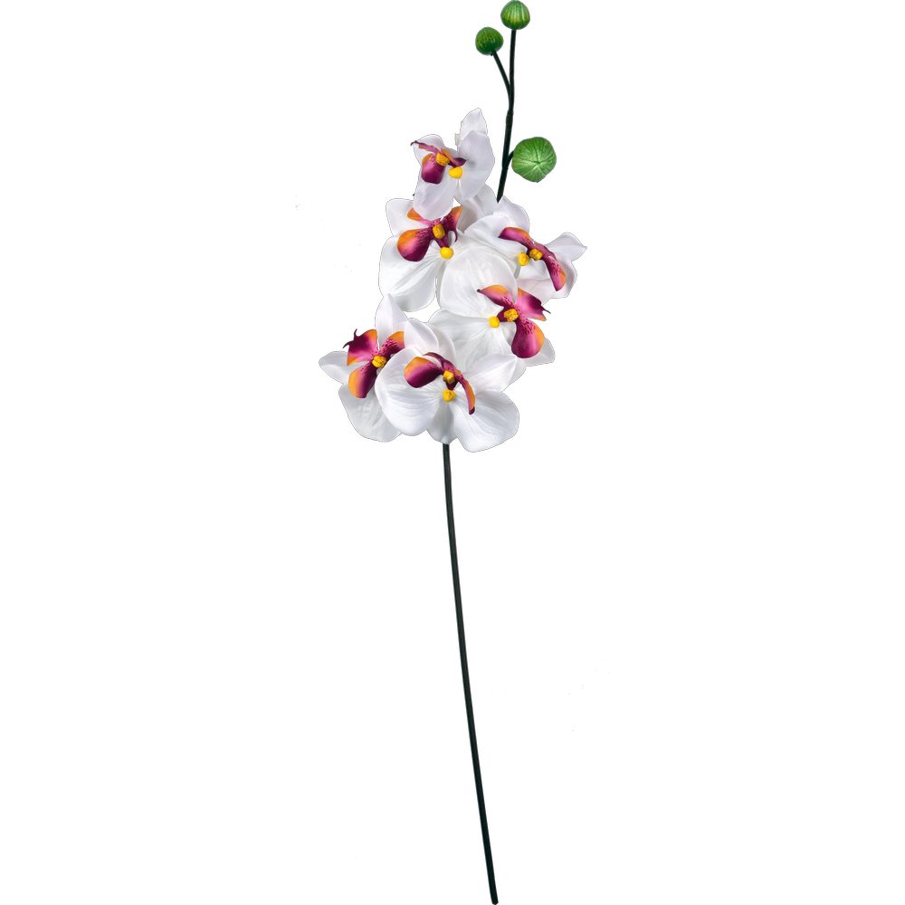 Orchidee Big weiß-fuchsia, 125 cm, Ø 30 cm