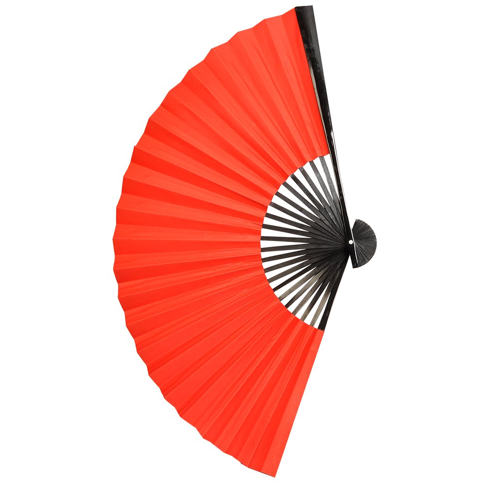 Fächer Silk rot, 60 cm