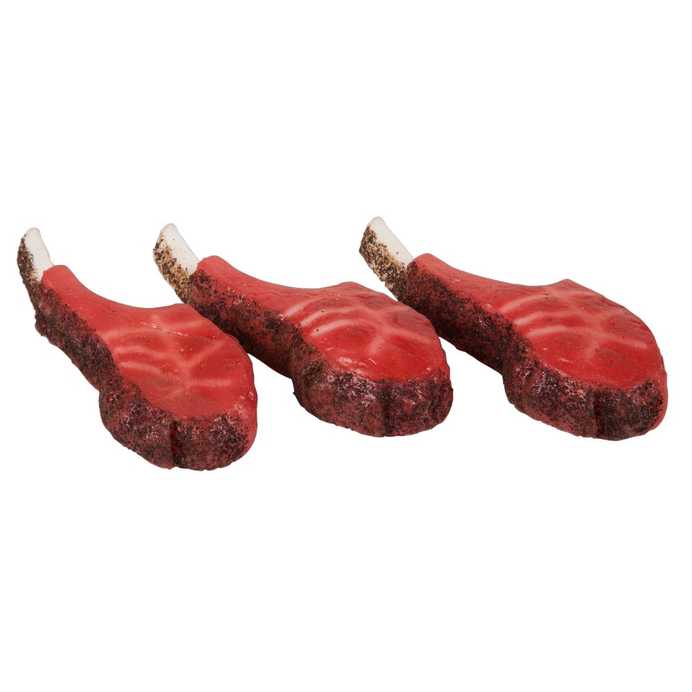 Lammkeulen 3 Stück in Styroschale, 13 x 4,5 x 2 cm