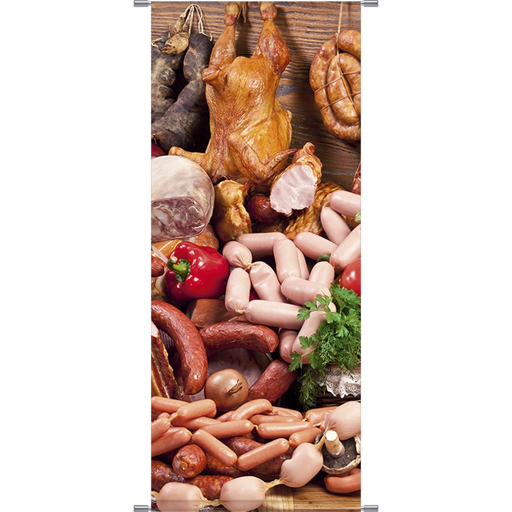 Banner Wurst, 75 x 180 cm
