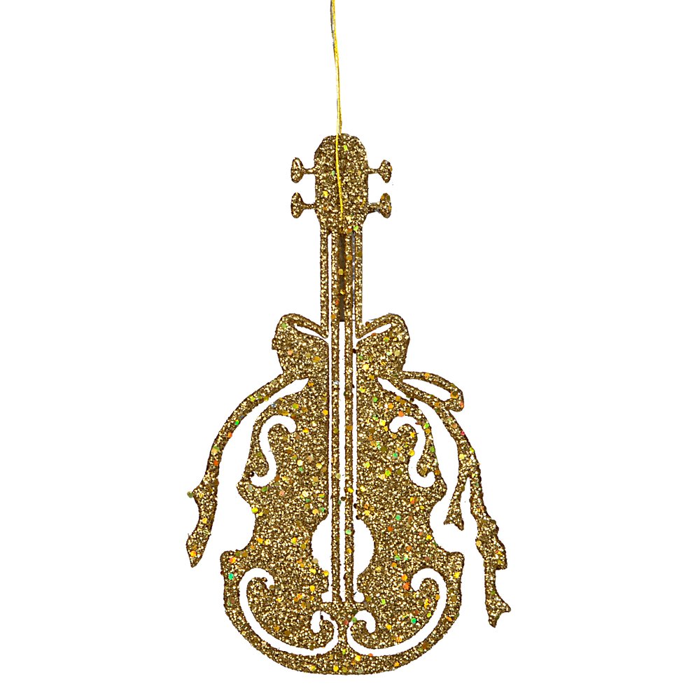 Musikinstrumentehänger 8 Stück gold, 10 cm