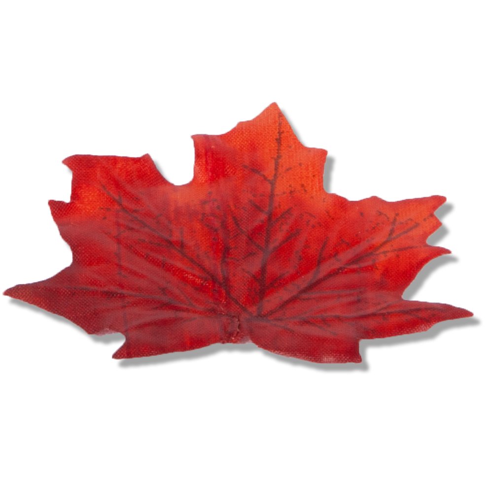 Ahornblätter ohne Stiel herbstbunt, 48 Stück, 5-9 cm