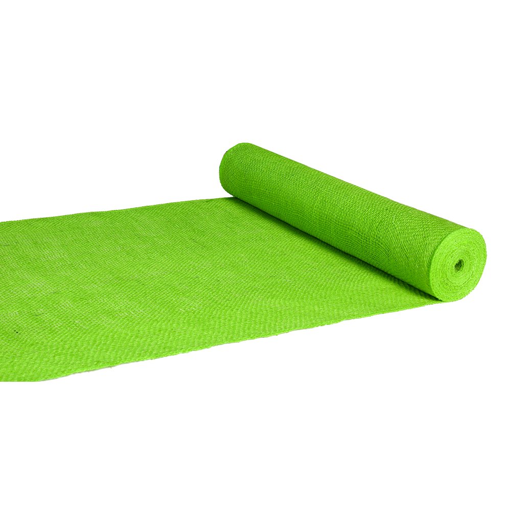 Decojute Tischläufer hellgrün, 50 cm x 9,1 m