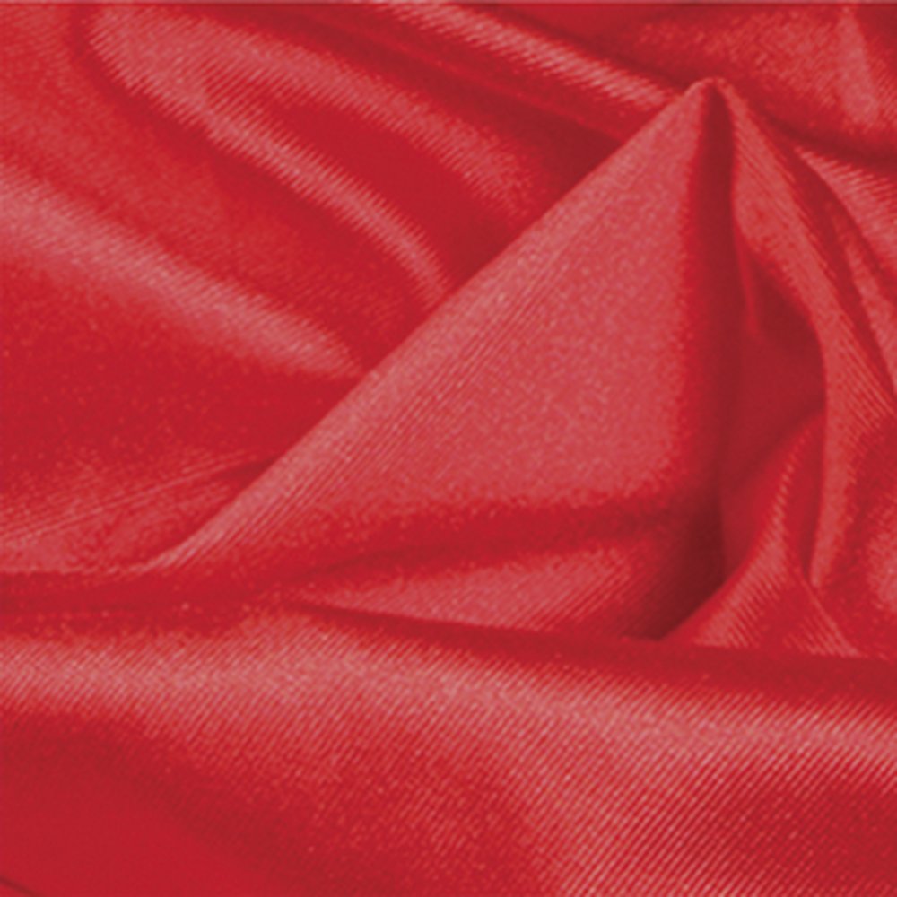 Stoff Trilobe rot-glänzend, 145 cm breit