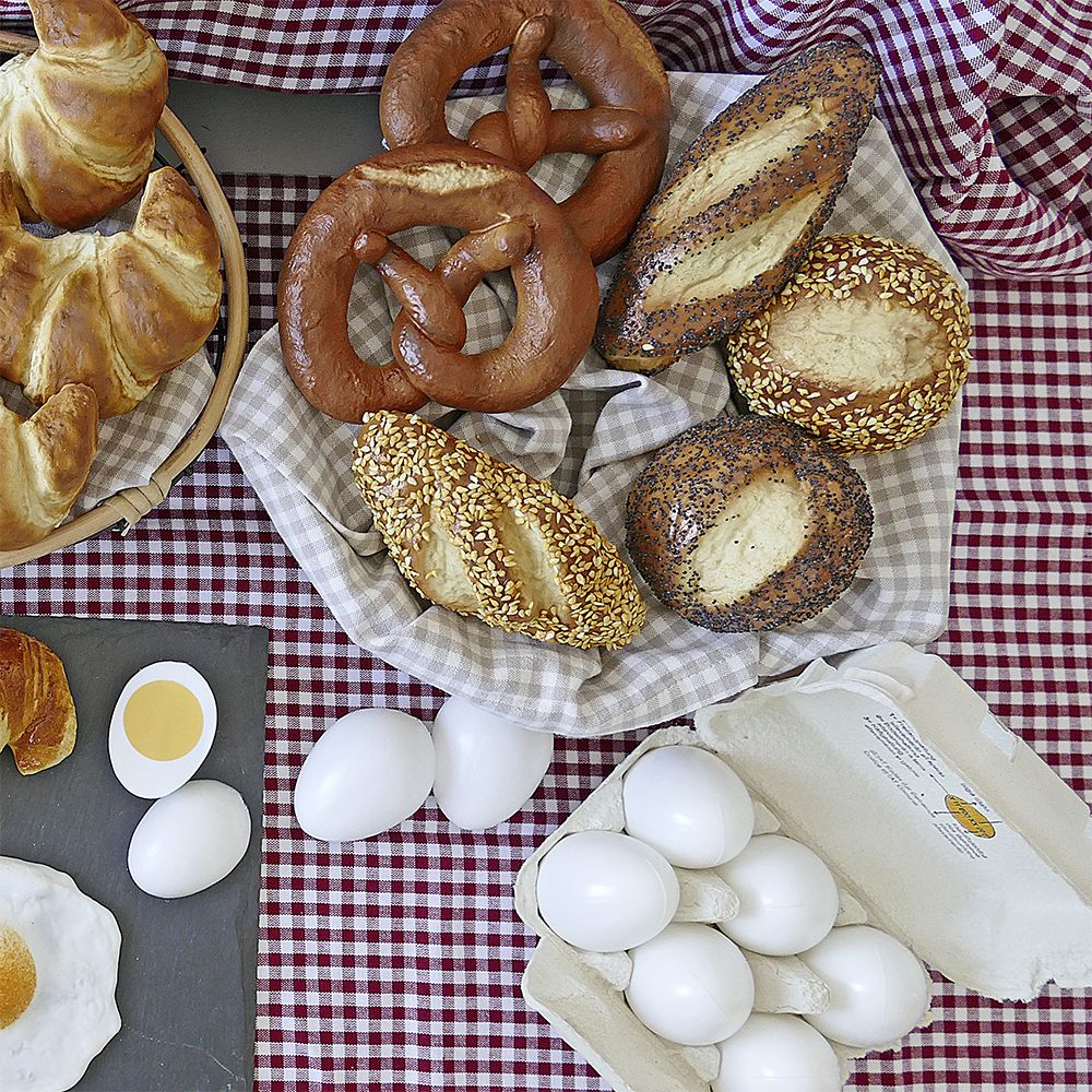 Eier Attrappen aus Kunststoff 12 Stück/1 Dutzend weiß