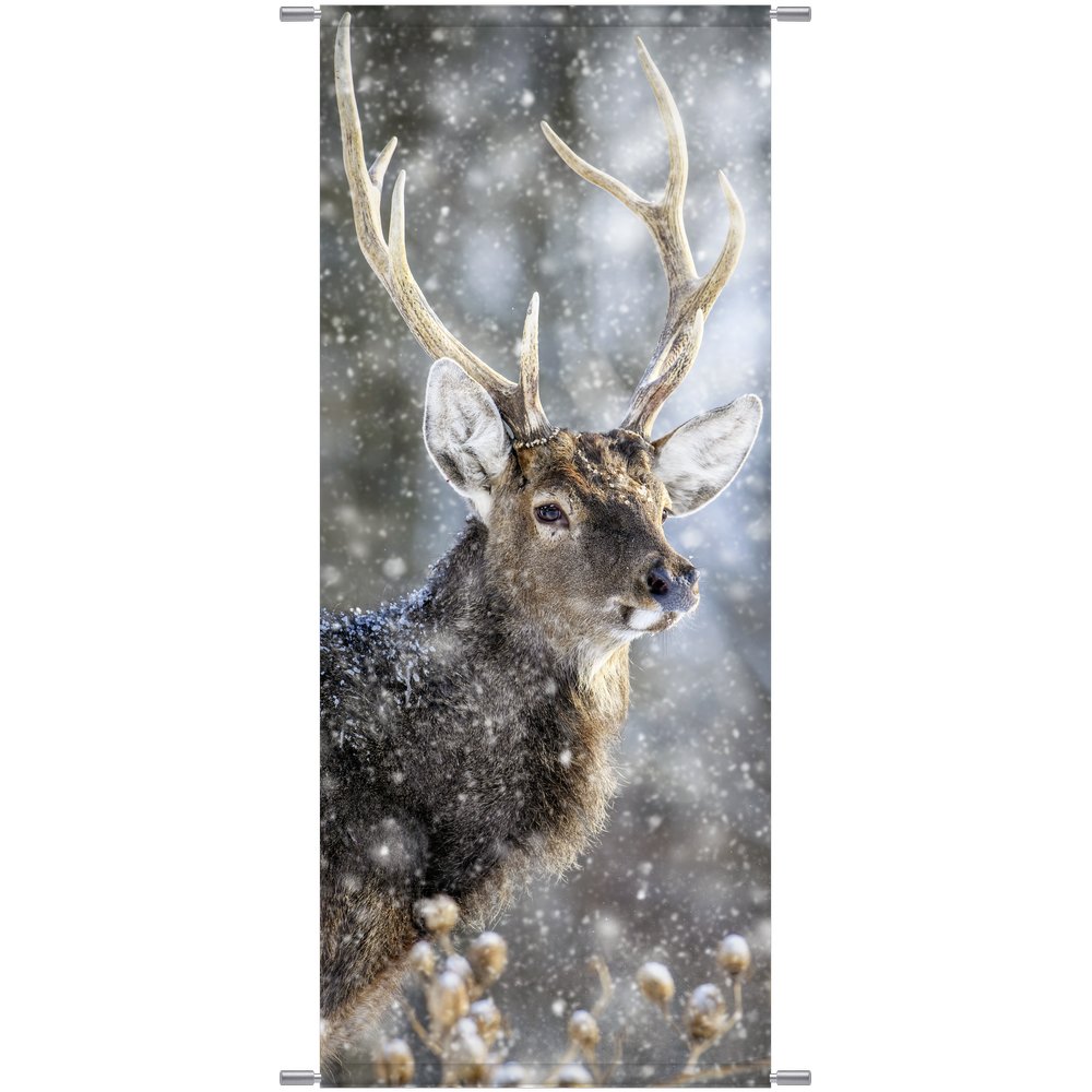 Banner Hirsch, 75 x 180 cm